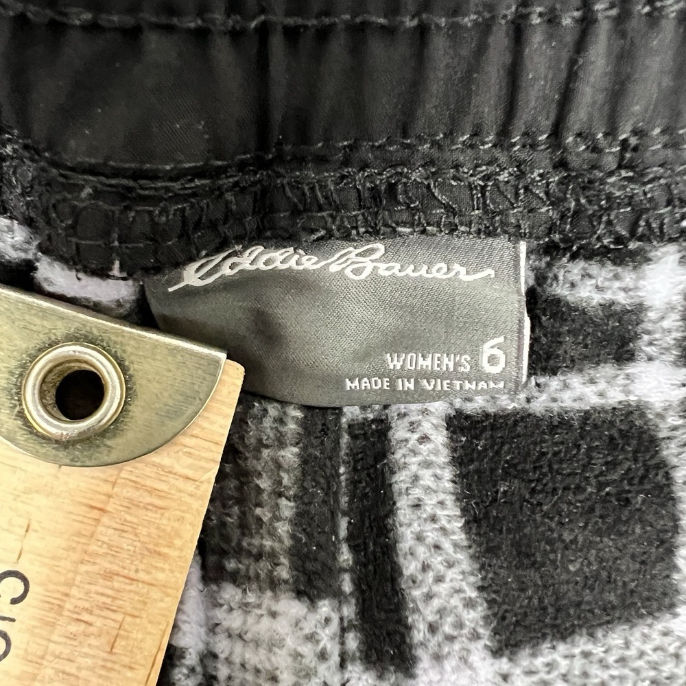 Eddie Bauer Women's Pants Size 6 Pull-On Drawstring Fleece-Lined Jogger - Picture 4 of 11